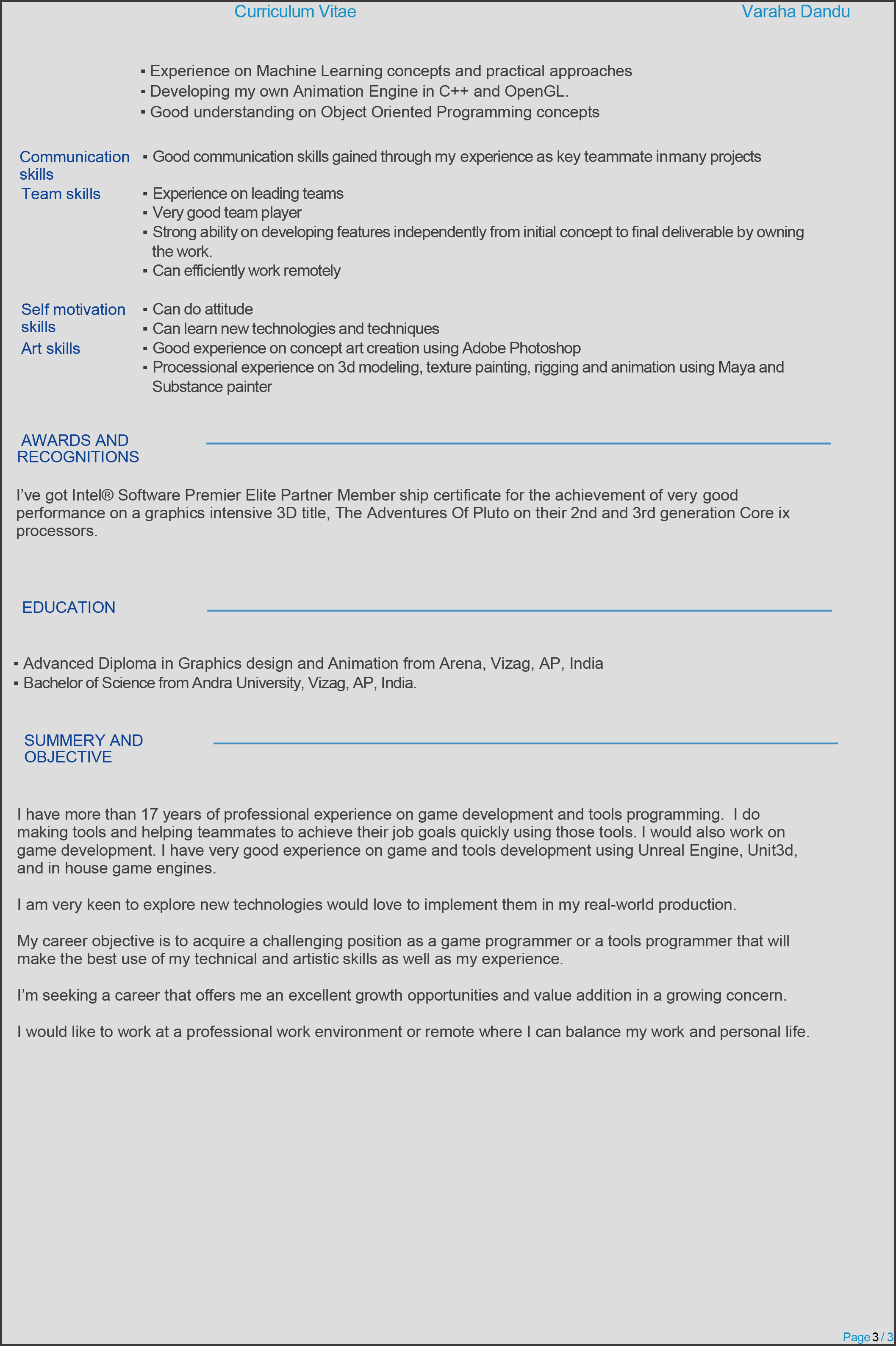 cv varha dandu page 3