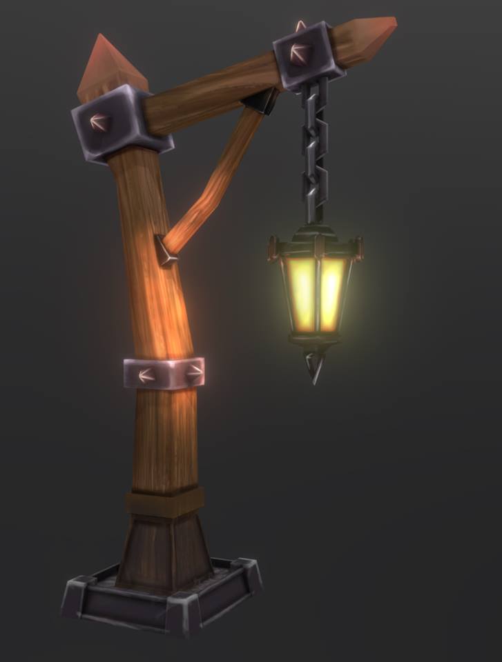 medieval street light